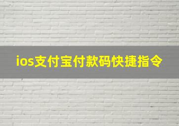 ios支付宝付款码快捷指令