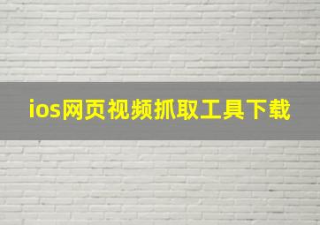 ios网页视频抓取工具下载