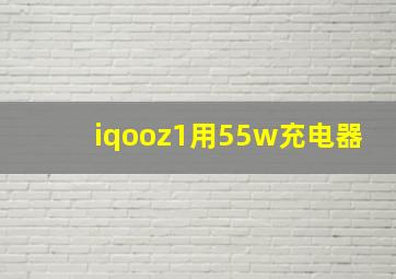 iqooz1用55w充电器