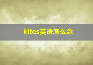 kites英语怎么念