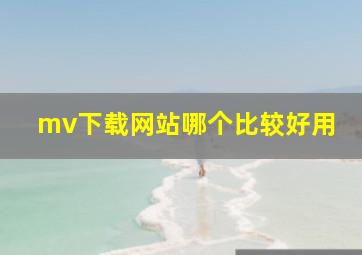 mv下载网站哪个比较好用