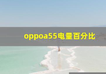 oppoa55电量百分比