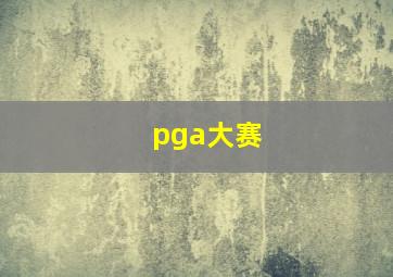 pga大赛