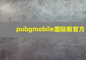 pubgmobile国际服官方