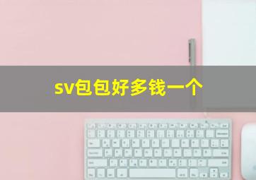 sv包包好多钱一个