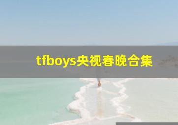 tfboys央视春晚合集