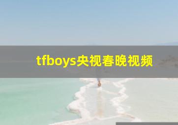 tfboys央视春晚视频