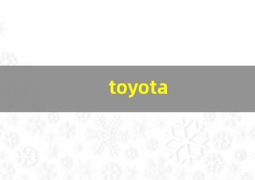 toyota