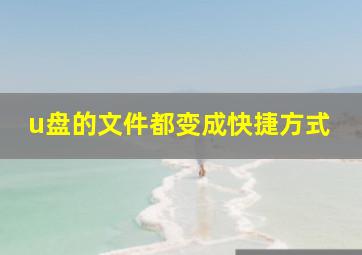 u盘的文件都变成快捷方式