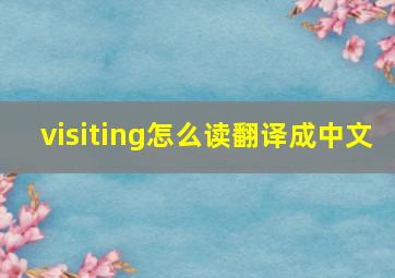 visiting怎么读翻译成中文