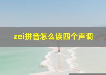 zei拼音怎么读四个声调