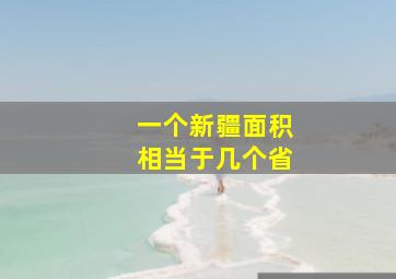 一个新疆面积相当于几个省