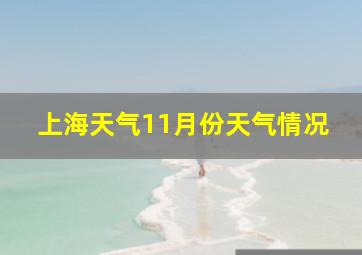 上海天气11月份天气情况