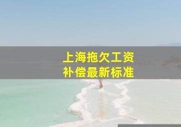 上海拖欠工资补偿最新标准