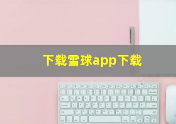 下载雪球app下载