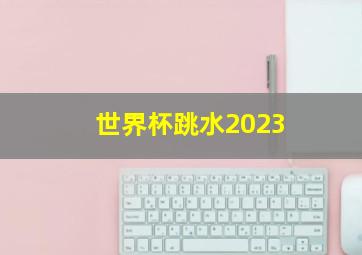 世界杯跳水2023