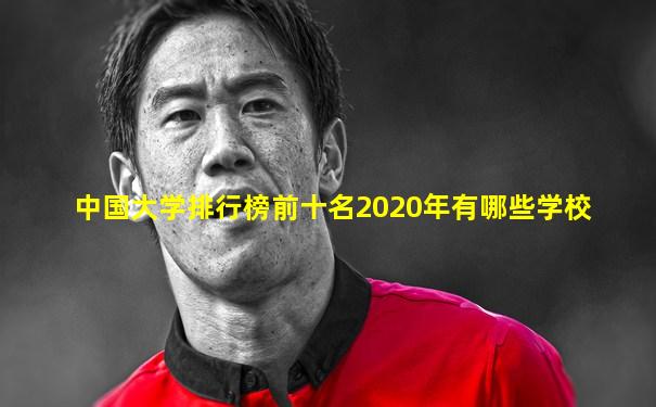 中国大学排行榜前十名2020年有哪些学校