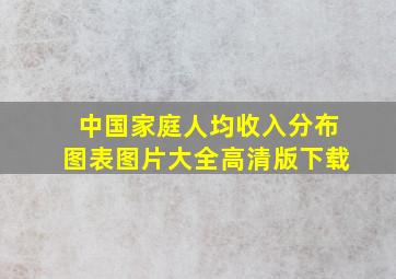 中国家庭人均收入分布图表图片大全高清版下载