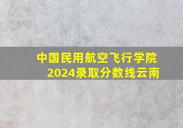 中国民用航空飞行学院2024录取分数线云南