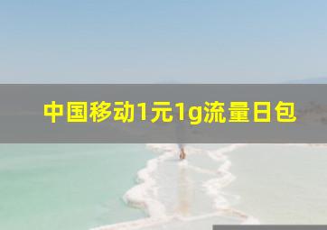 中国移动1元1g流量日包