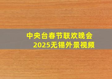 中央台春节联欢晚会2025无锡外景视频