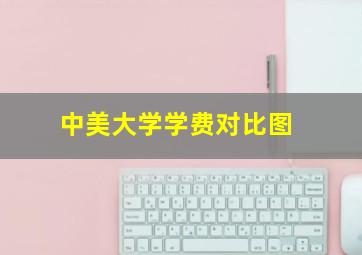 中美大学学费对比图