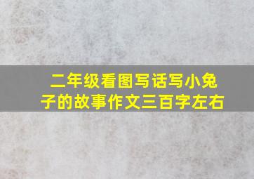 二年级看图写话写小兔子的故事作文三百字左右