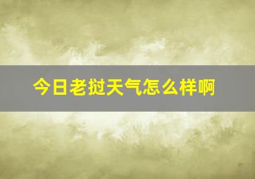 今日老挝天气怎么样啊