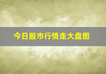 今日股市行情走大盘图