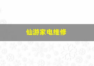 仙游家电维修