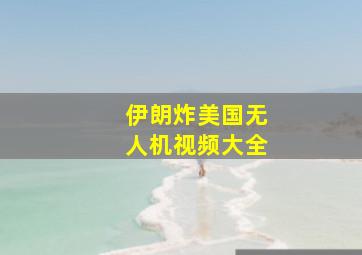 伊朗炸美国无人机视频大全