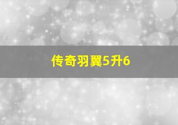 传奇羽翼5升6