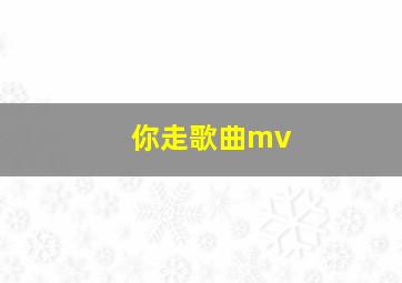 你走歌曲mv