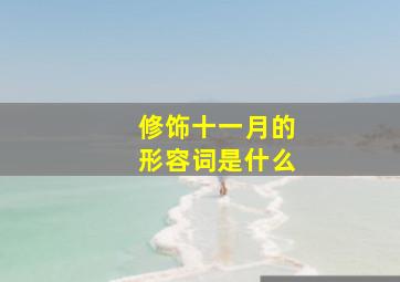 修饰十一月的形容词是什么