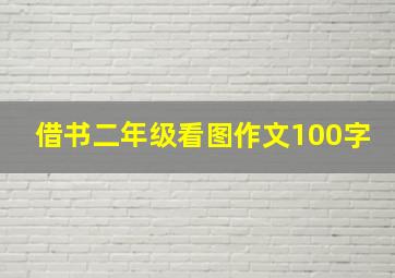 借书二年级看图作文100字