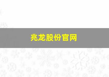 兆龙股份官网