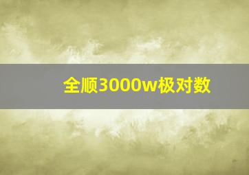 全顺3000w极对数