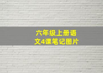 六年级上册语文4课笔记图片