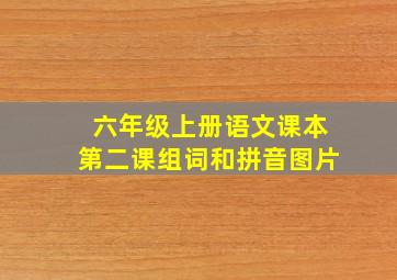 六年级上册语文课本第二课组词和拼音图片