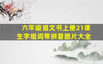 六年级语文书上册21课生字组词带拼音图片大全