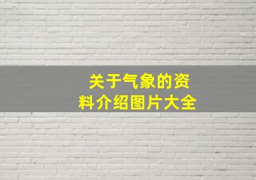 关于气象的资料介绍图片大全