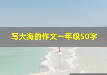 写大海的作文一年级50字