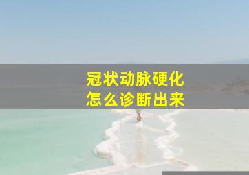 冠状动脉硬化怎么诊断出来