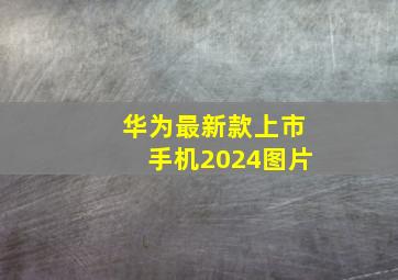 华为最新款上市手机2024图片