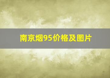 南京烟95价格及图片