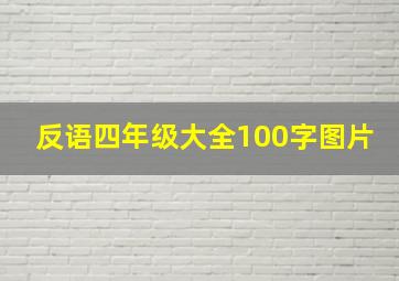 反语四年级大全100字图片