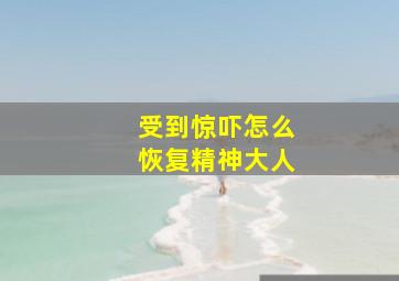 受到惊吓怎么恢复精神大人