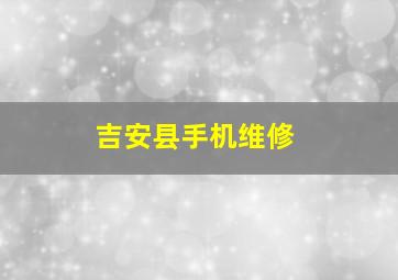 吉安县手机维修