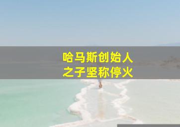 哈马斯创始人之子坚称停火