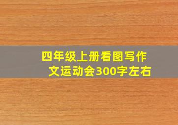 四年级上册看图写作文运动会300字左右